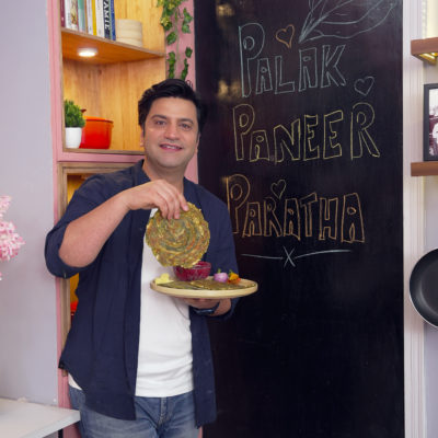 Palak Paneer Paratha