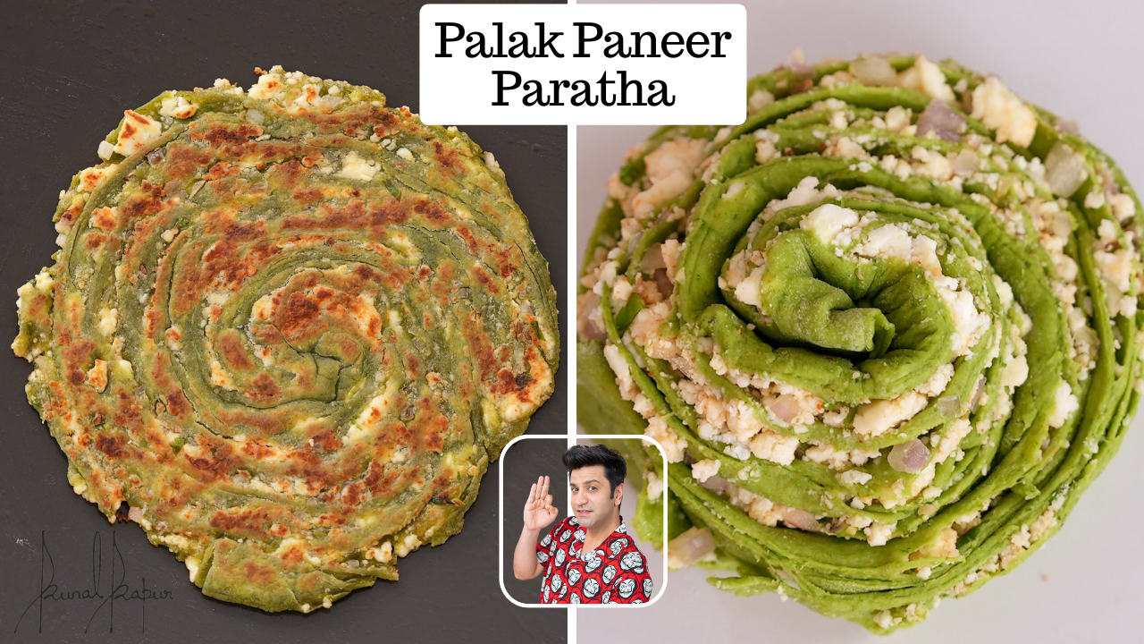 Palak Paneer Paratha
