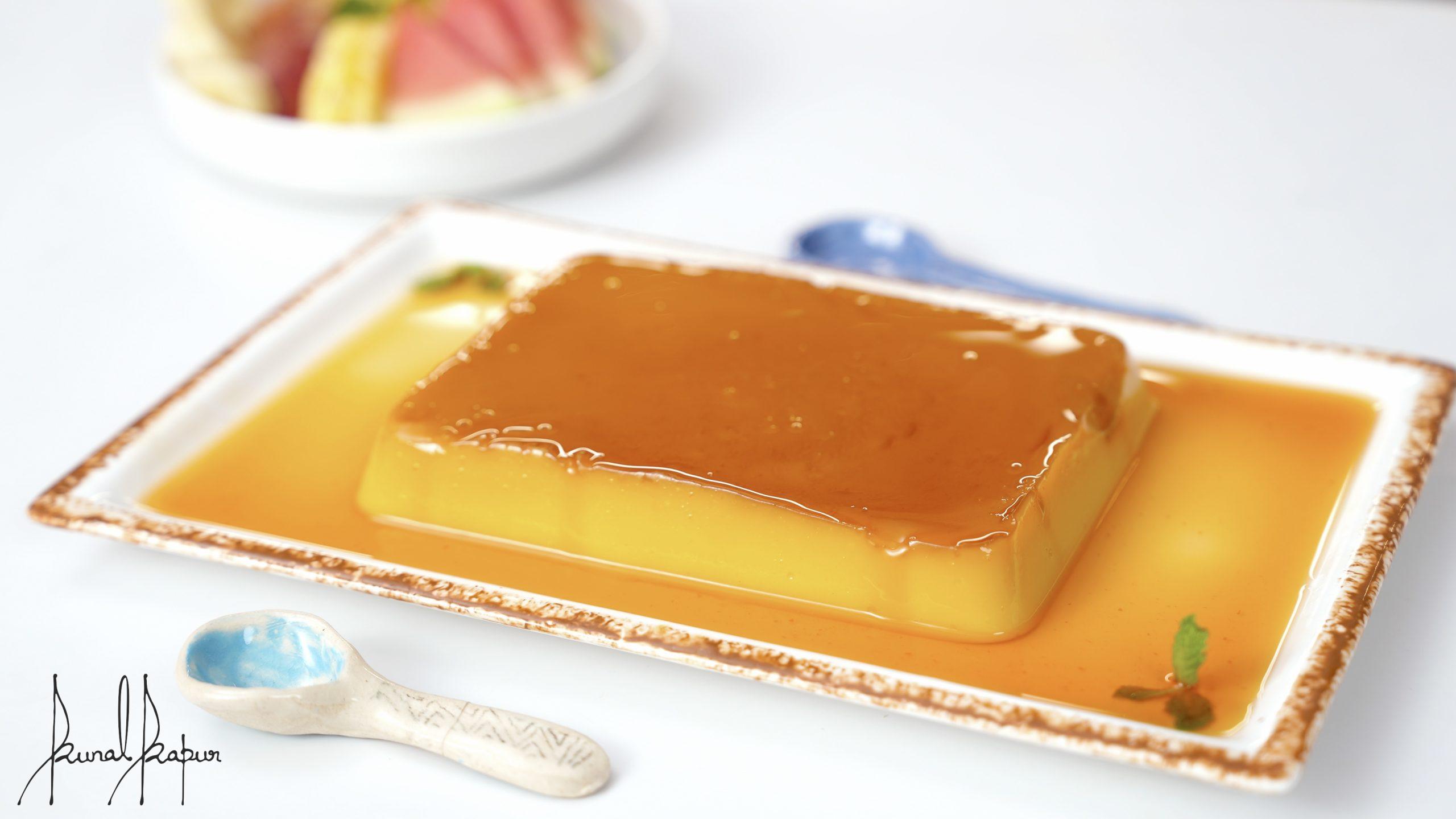 Caramel Bread Pudding | Eggless Creme Caramel - Chef Kunal Kapur