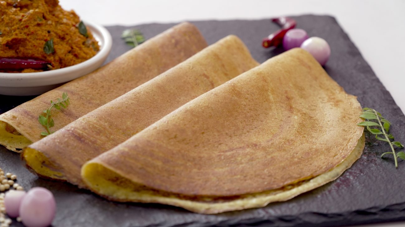 Multigrain Dosa Nashta | Dal Ki Chutney | Millets Recipe