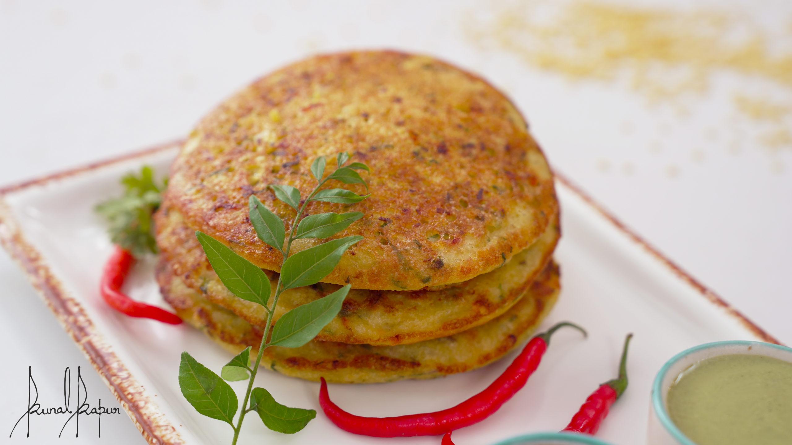 Hi-Protein Moonglet | Healthy Nashta Recipe using Moong Dal - Chef Kunal Kapur