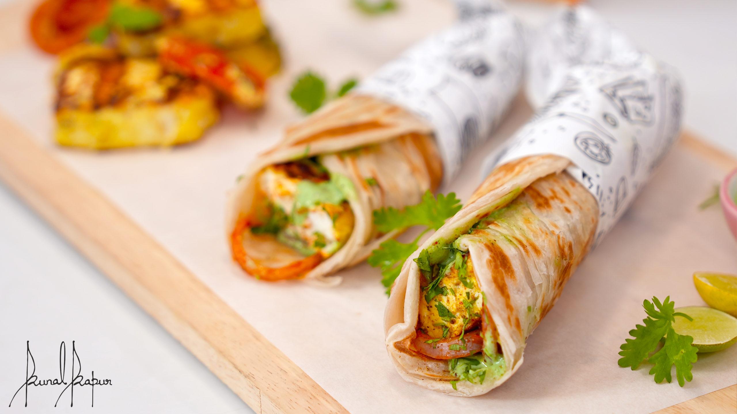 Malai Paneer Roll
