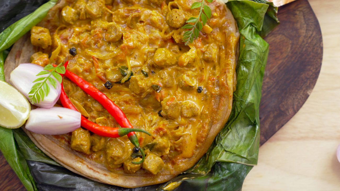 Soya Kizhi Parotta | Malabar Parantha Masala Soya Curry