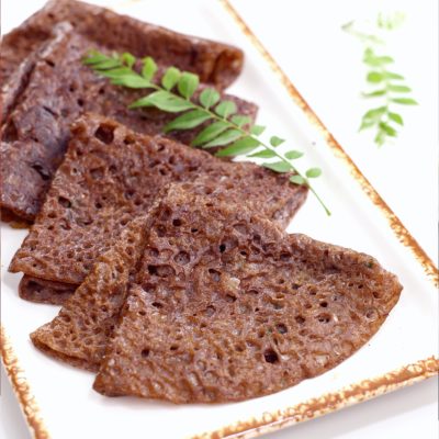 Ragi Millet Dosa Tomato Chutney 