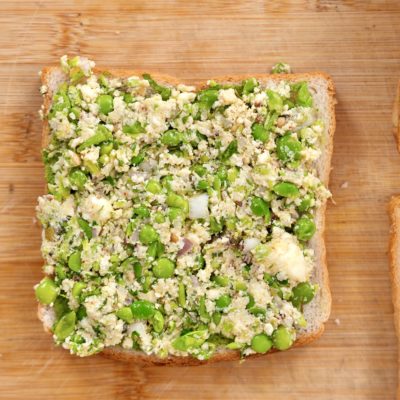 matar paneer sandwich