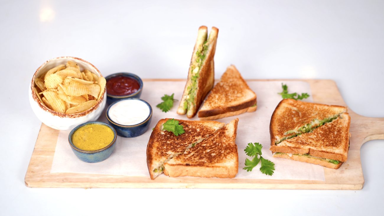 Matar Paneer Sandwich