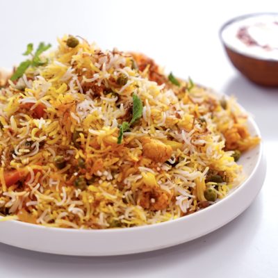 no oil healthy veg biryani