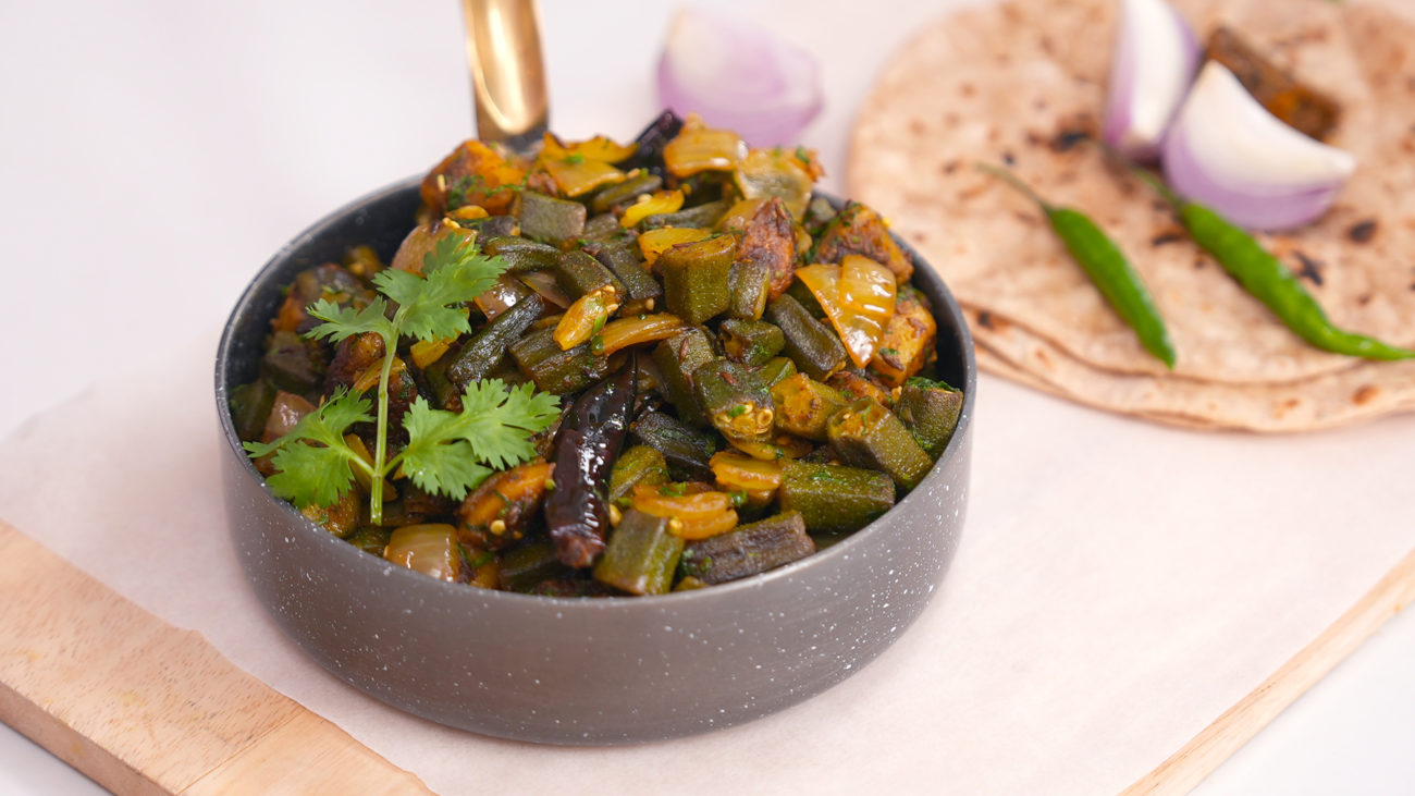 Aloo Bhindi Ki Sabji | Bhindi Masala | Lunch Box Recipe