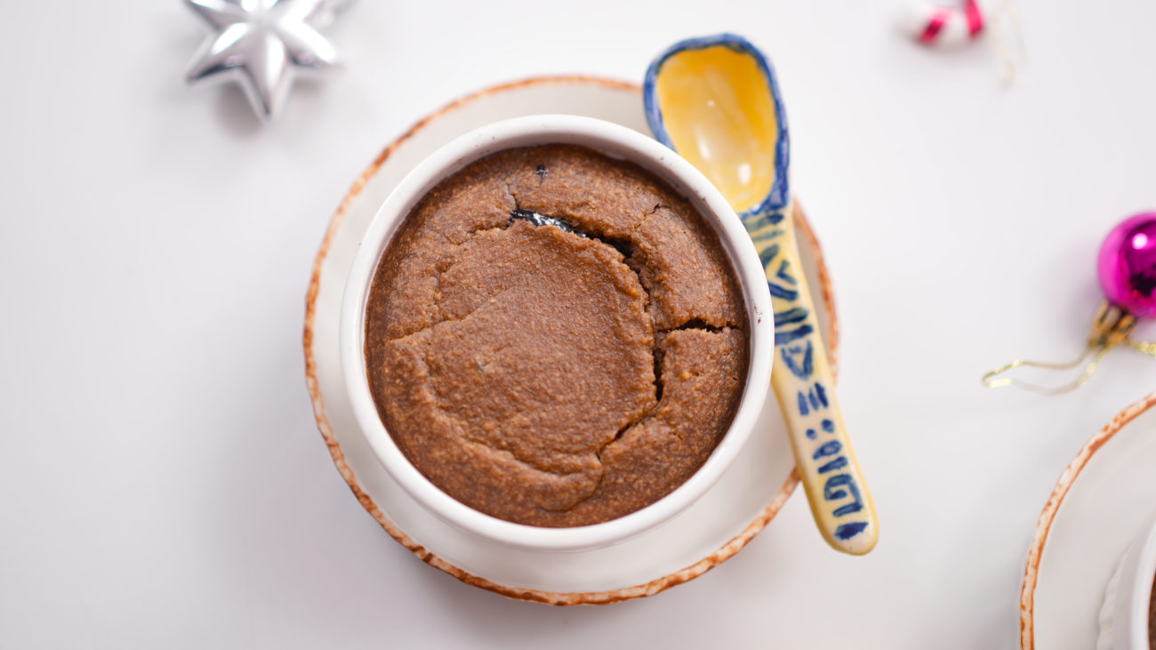 Christmas Oats Pudding | Choco Lava with Oats