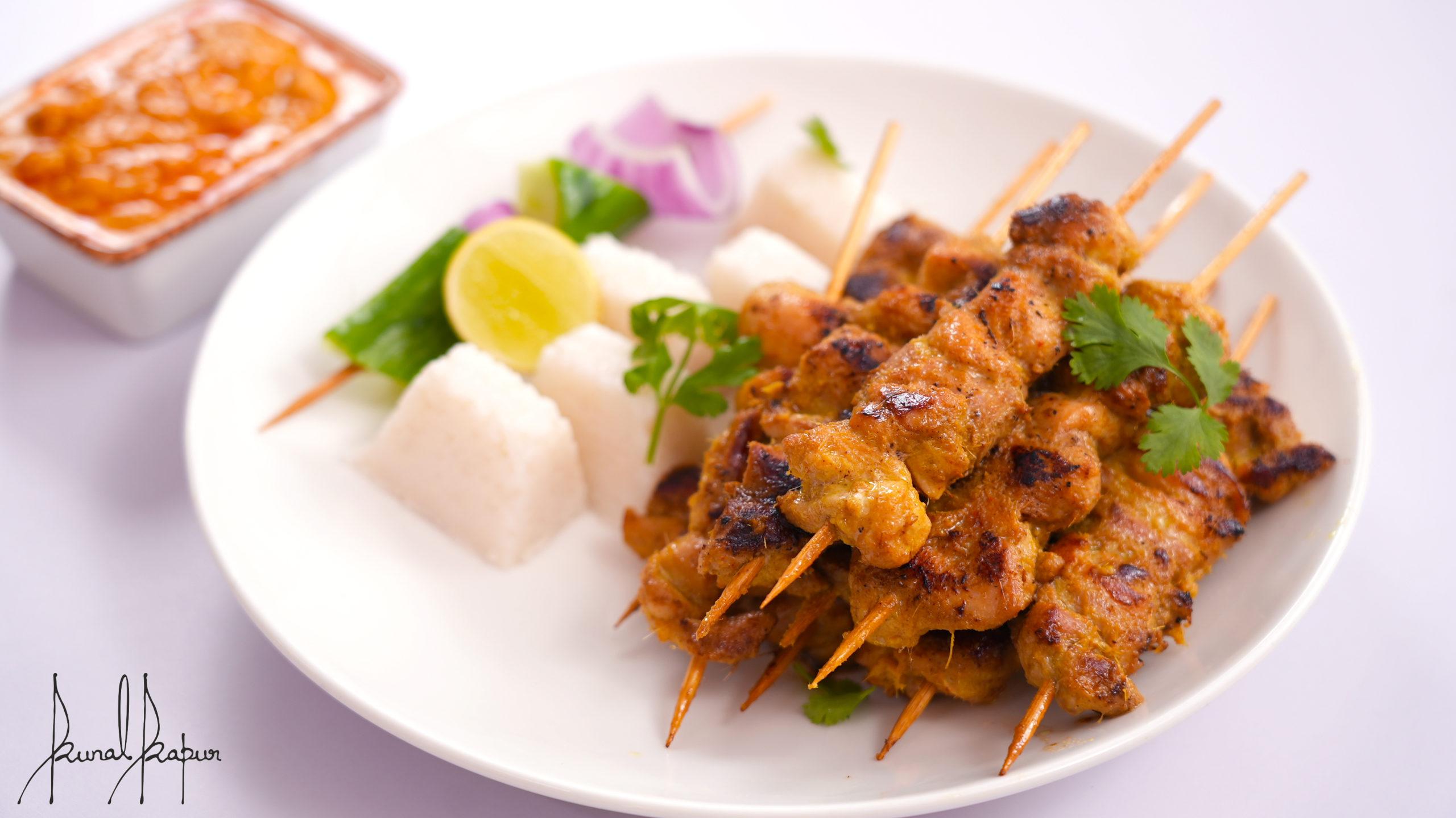 Chicken Satay, Peanut Sauce - Chef Kunal Kapur