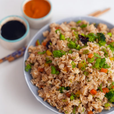 Burnt Garlic Fried rice