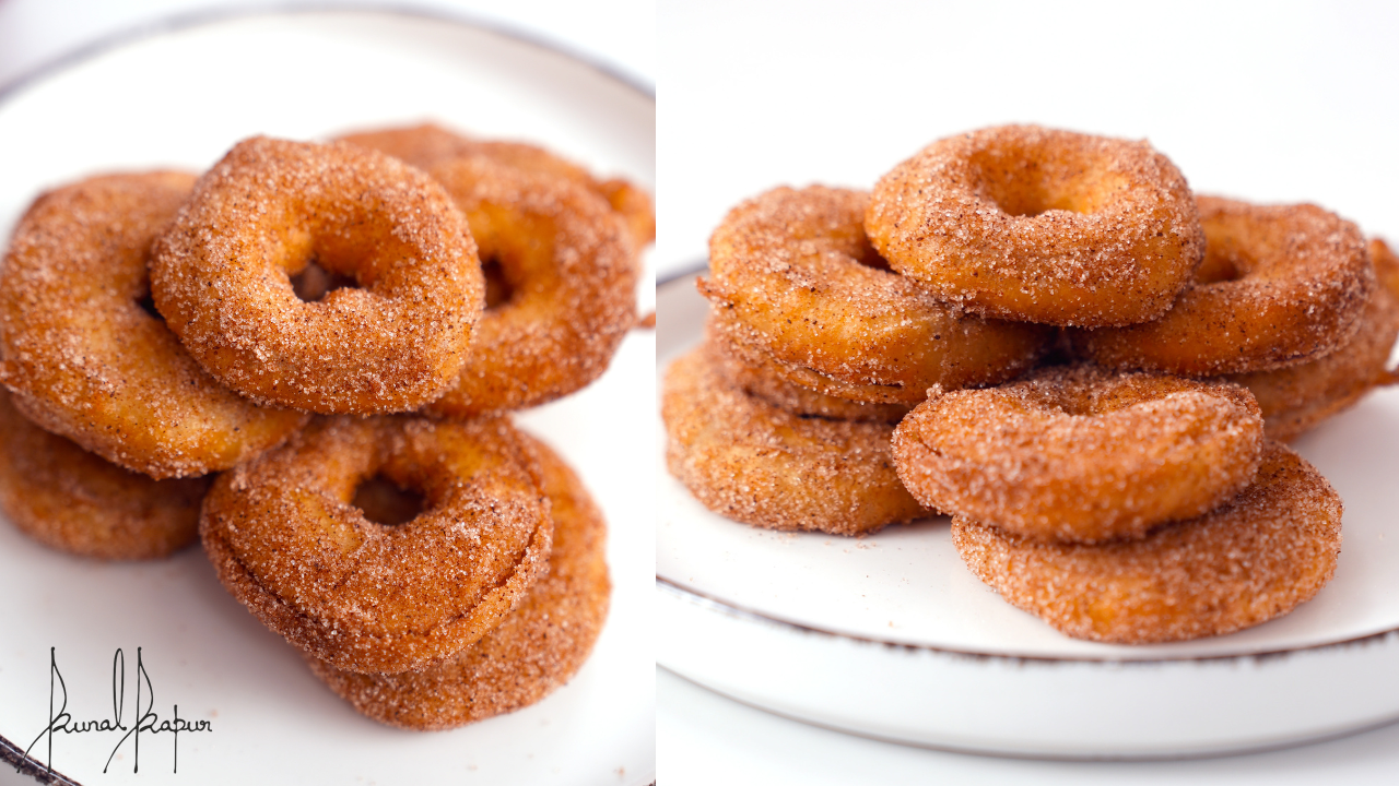 Apple Cinnamon Fritters | Apple Donuts