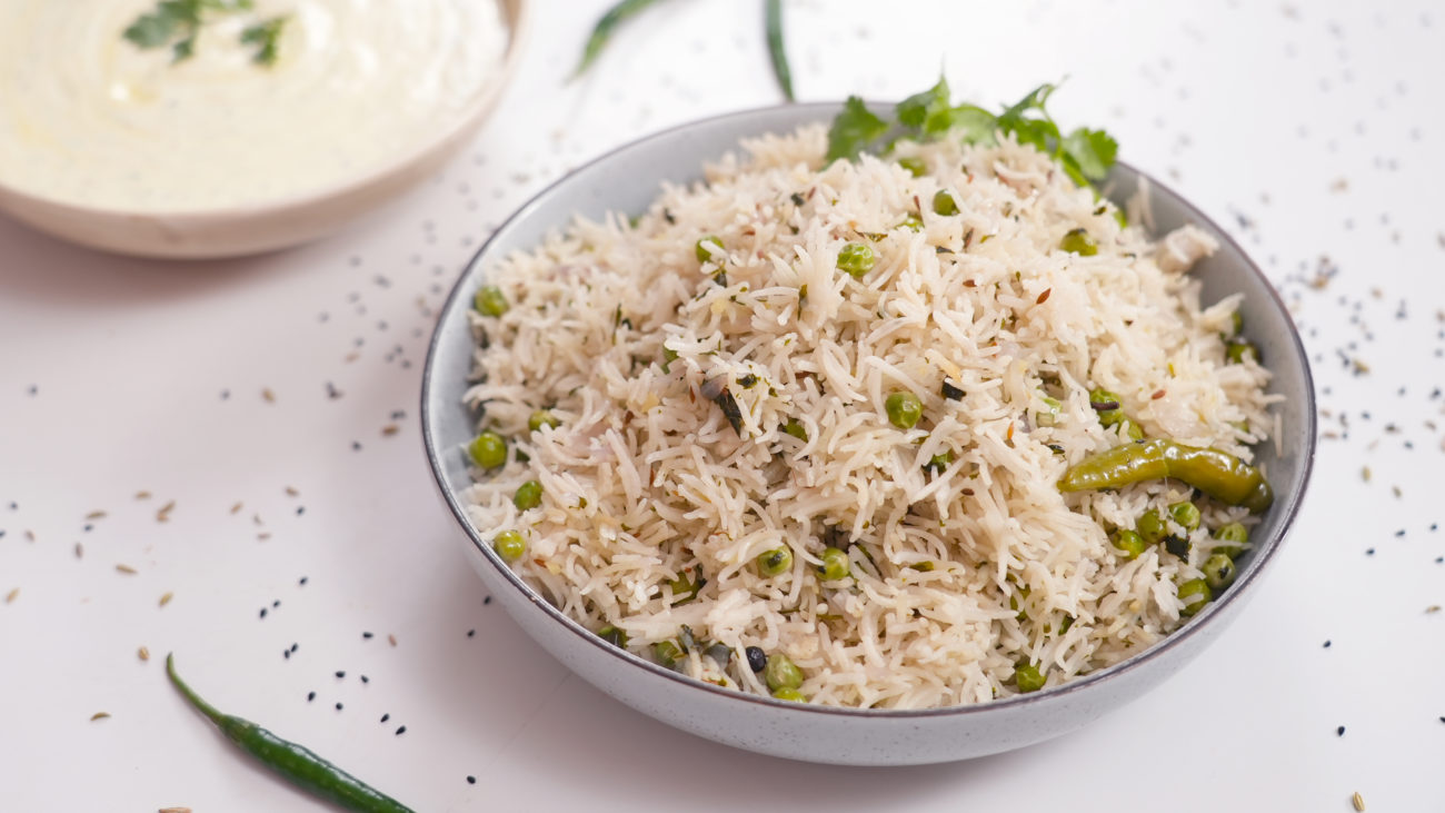 Methi Matar Pulao | Achaari Raita