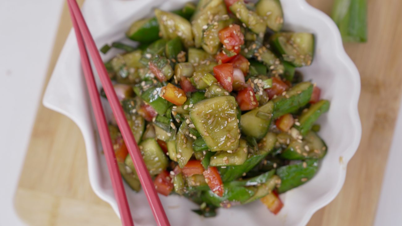 Smashed Cucumber Salad | Asian Salad