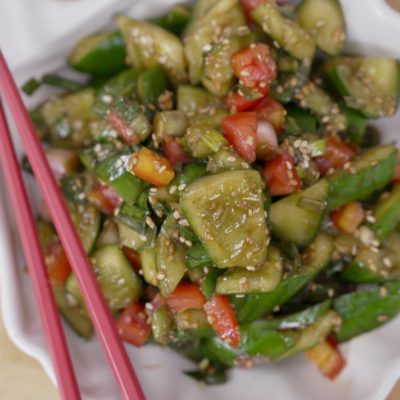 Smashed Cucumber Salad