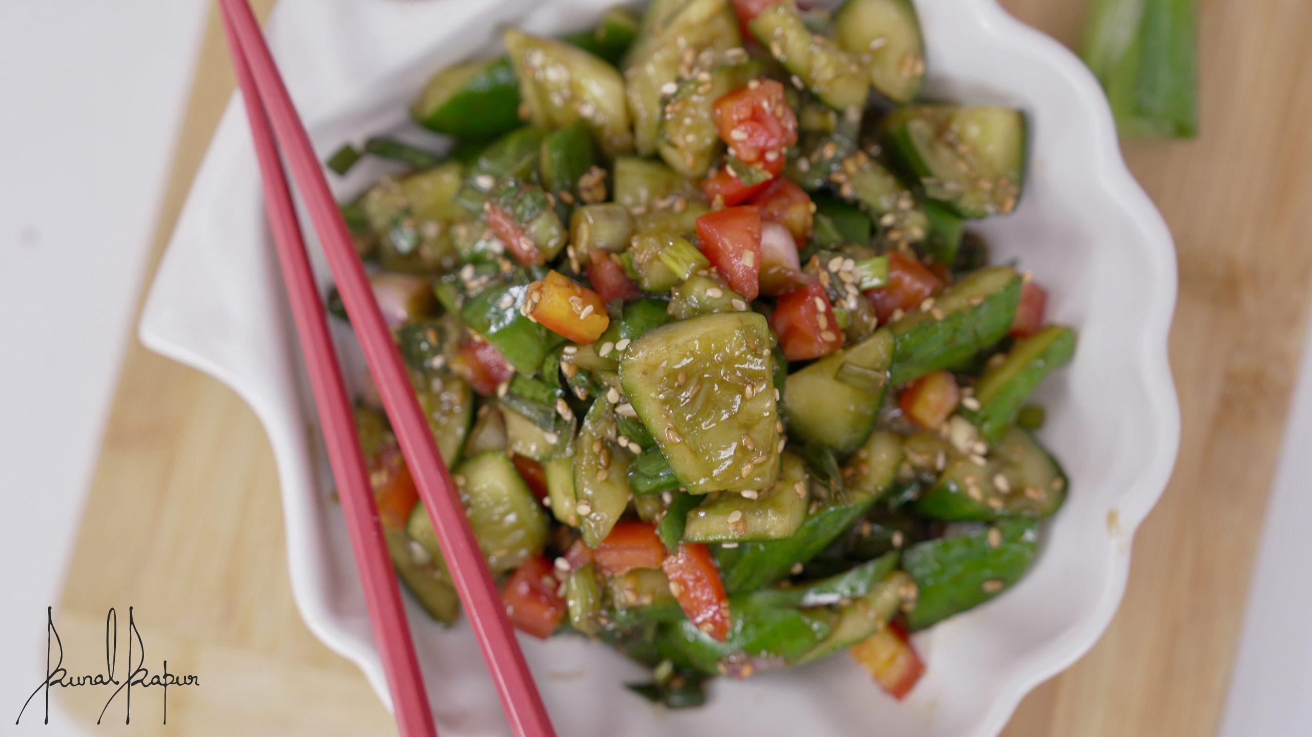 Smashed Cucumber Salad | Asian Salad - Chef Kunal Kapur