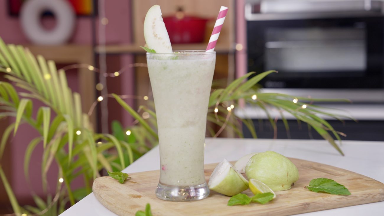 Guava Masala Mojito | Guava Mocktail Party Drink
