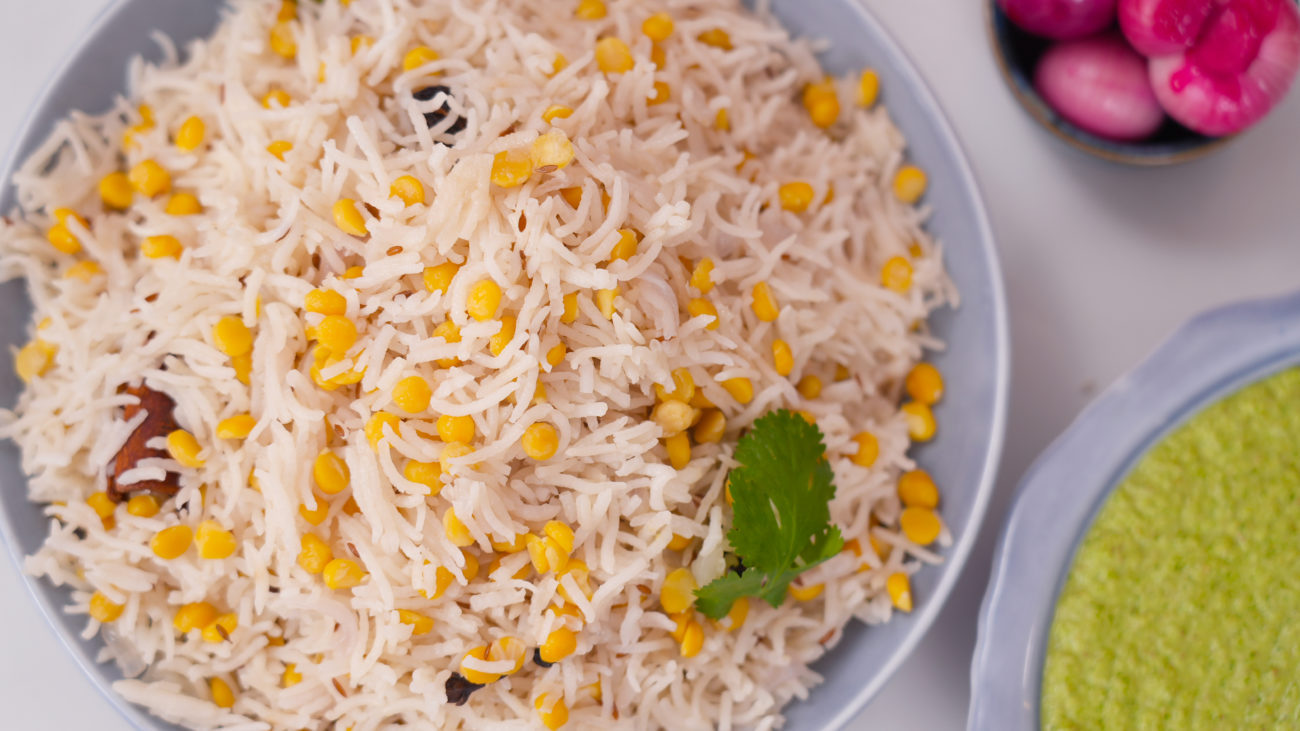 Dal Wale Chawal, Green Chilli Chutney | Chana Dal Pulao