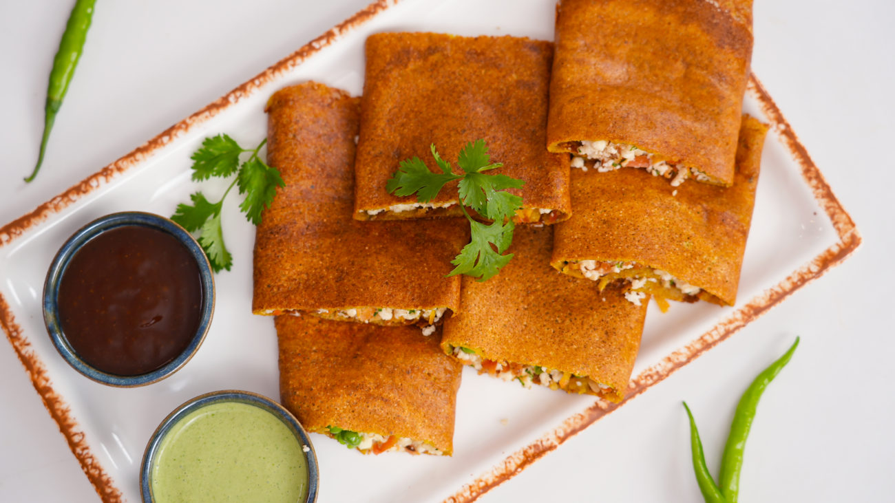 Lauki Paneer Ka Chilla | Rajasthani Besan Chilla Nashta