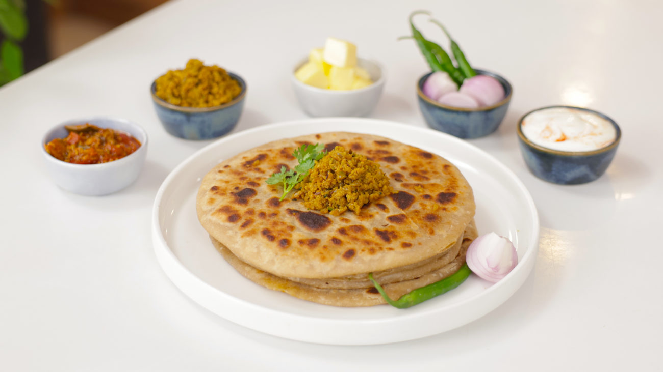 Soya Kheema Paratha