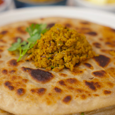 soya kheema paratha