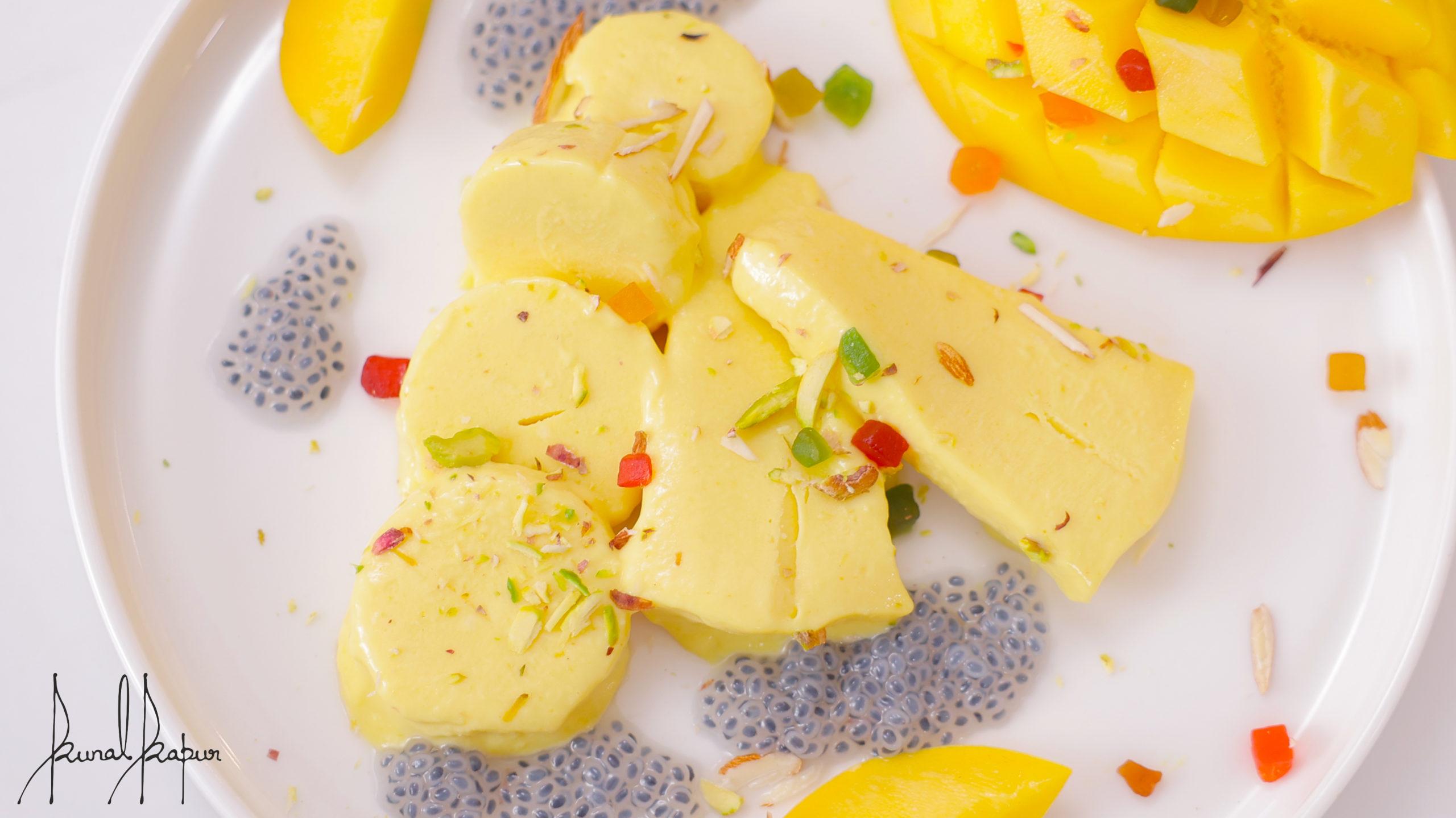 3 Ingredient Mango Malai Kulfi | Home Made Eggless Ice Cream | Halwai Jaise Malai Kulfi - Chef Kunal