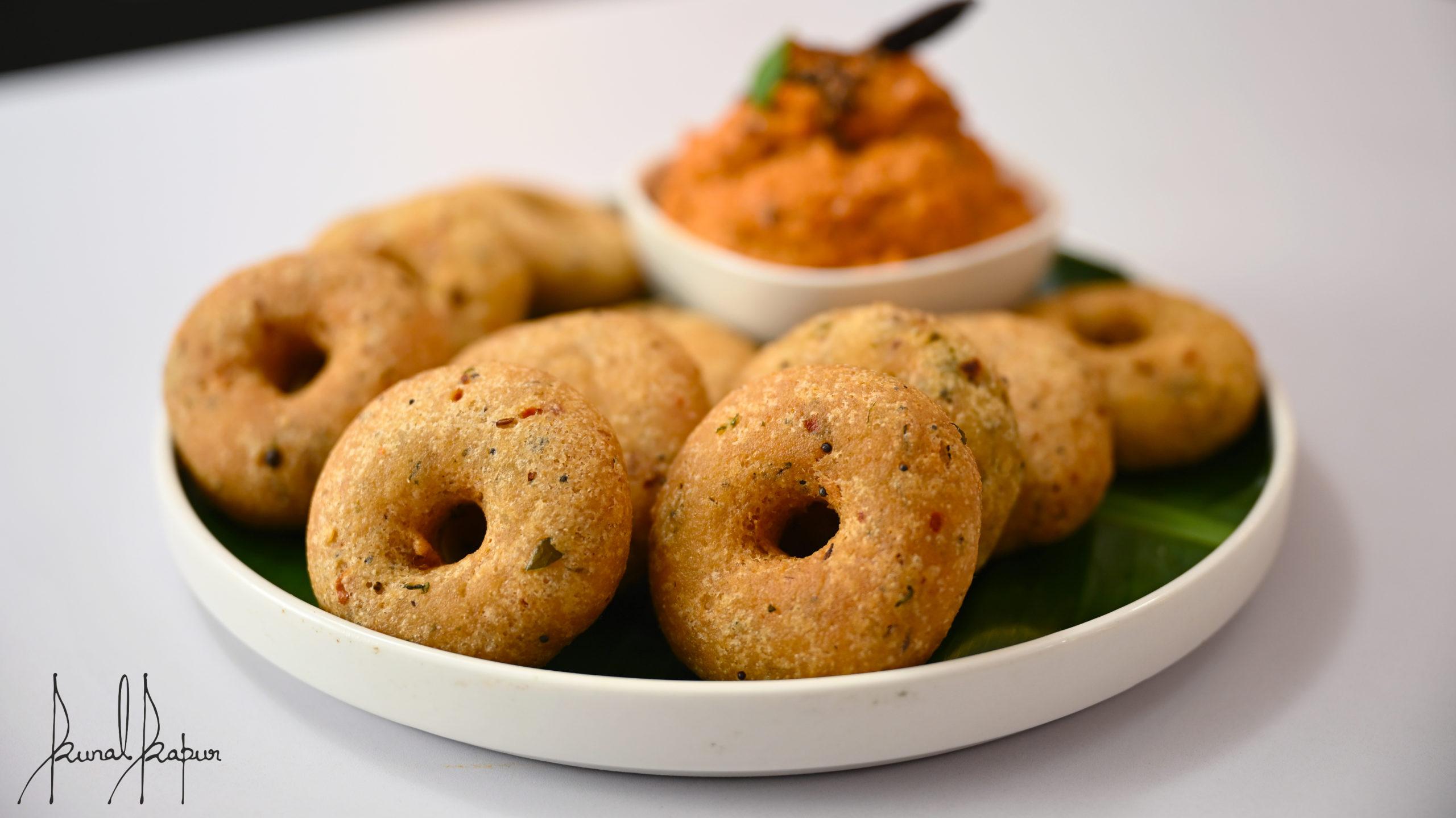 Rava Vada Tomato Peanut Chutney | Suji Medu Vada - Chef Kunal Kapur