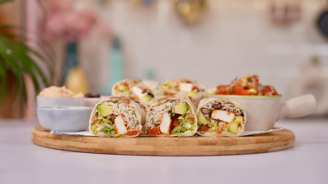 Mexican Paneer Burrito | Tex Mex Rolls