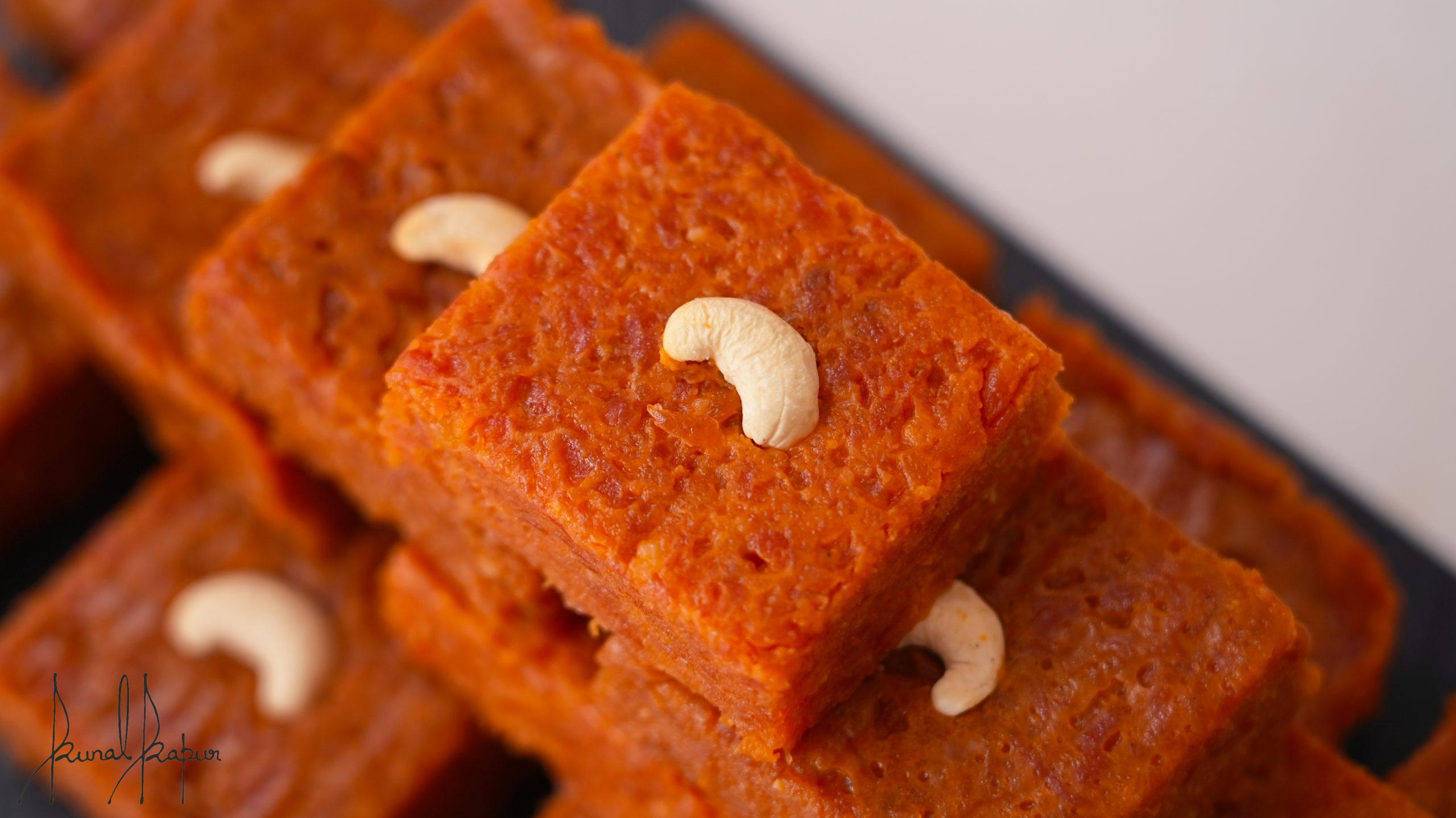 Gajar Ki Barfi | Gajrela Burfi - Chef Kunal Kapur