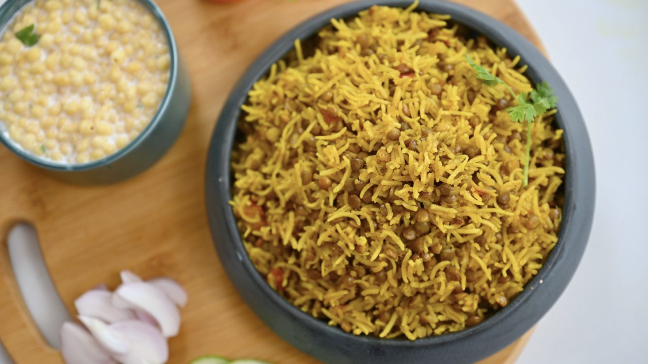 Masoor Dal Pulao | Dal Wale Chawal | Red Lentil Spicy Pulao