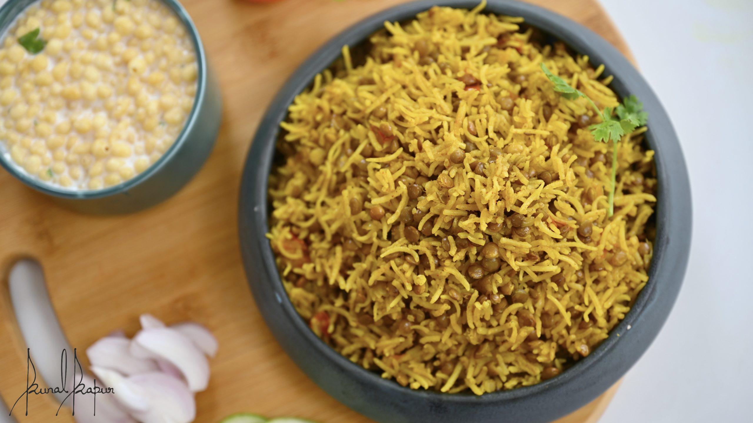 Masoor Dal Pulao | Dal Wale Chawal | Red Lentil Spicy Pulao - Chef Kunal Kapur