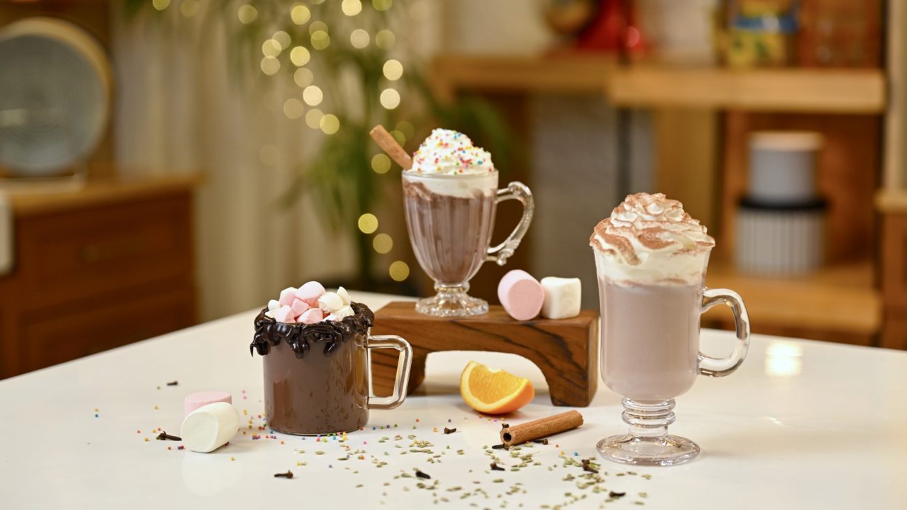 Hot chocolate 3 ways