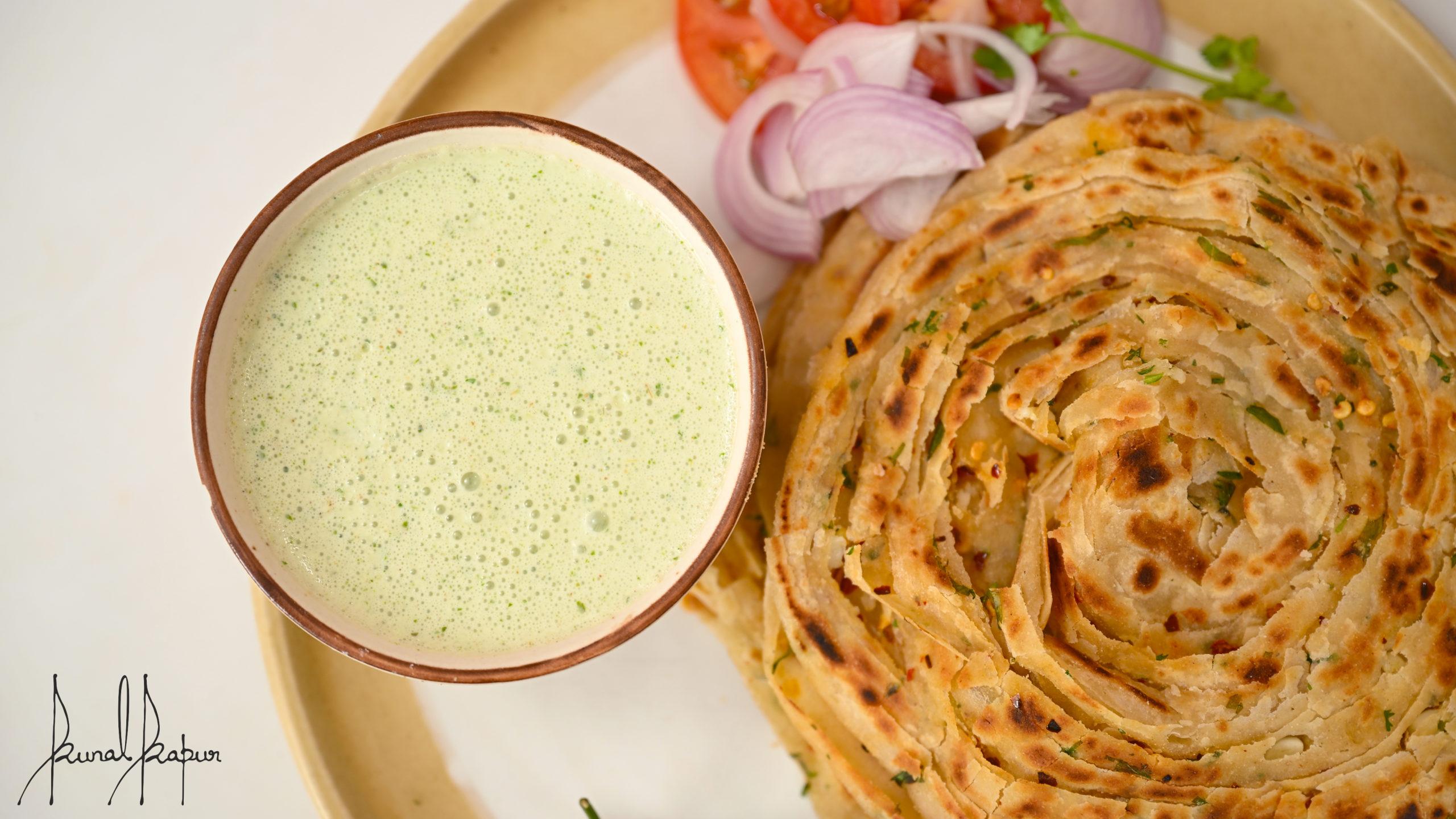 Chilli Garlic Laccha Paratha | Chutney Raita - Chef Kunal Kapur