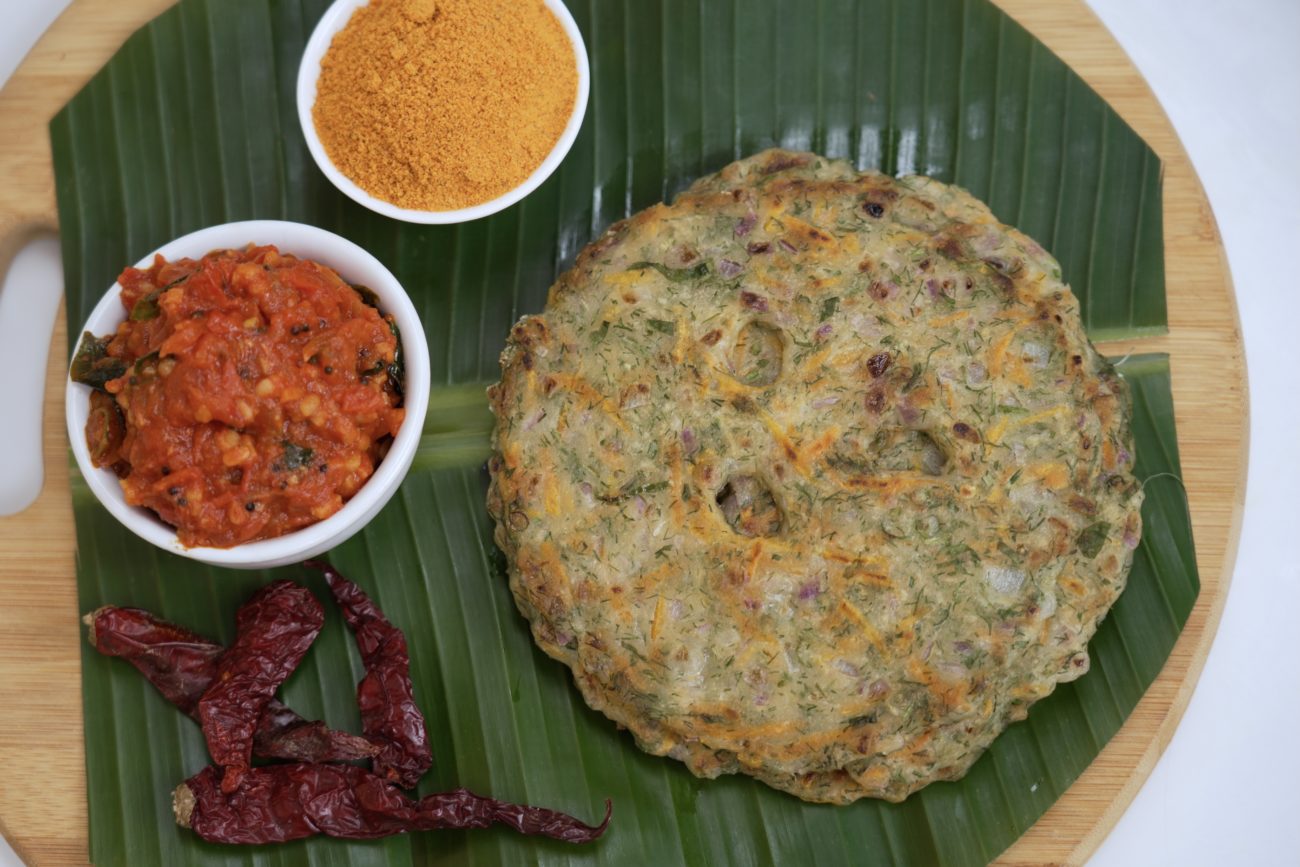 Akki Roti, Quick Tomato Chutney